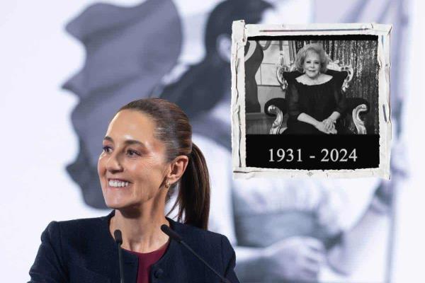 En mañanera, Claudia Sheinbaum ofrece homenaje a Silvia Pinal