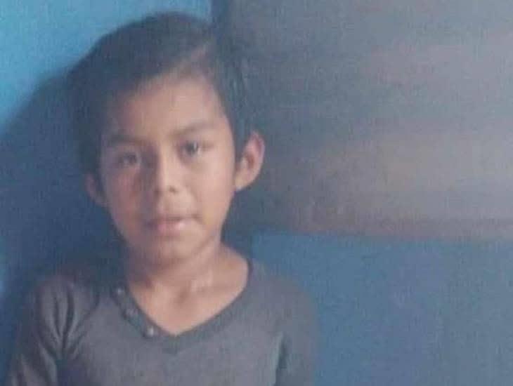 Desaparece el pequeño José Luis de 8 años en Soteapan