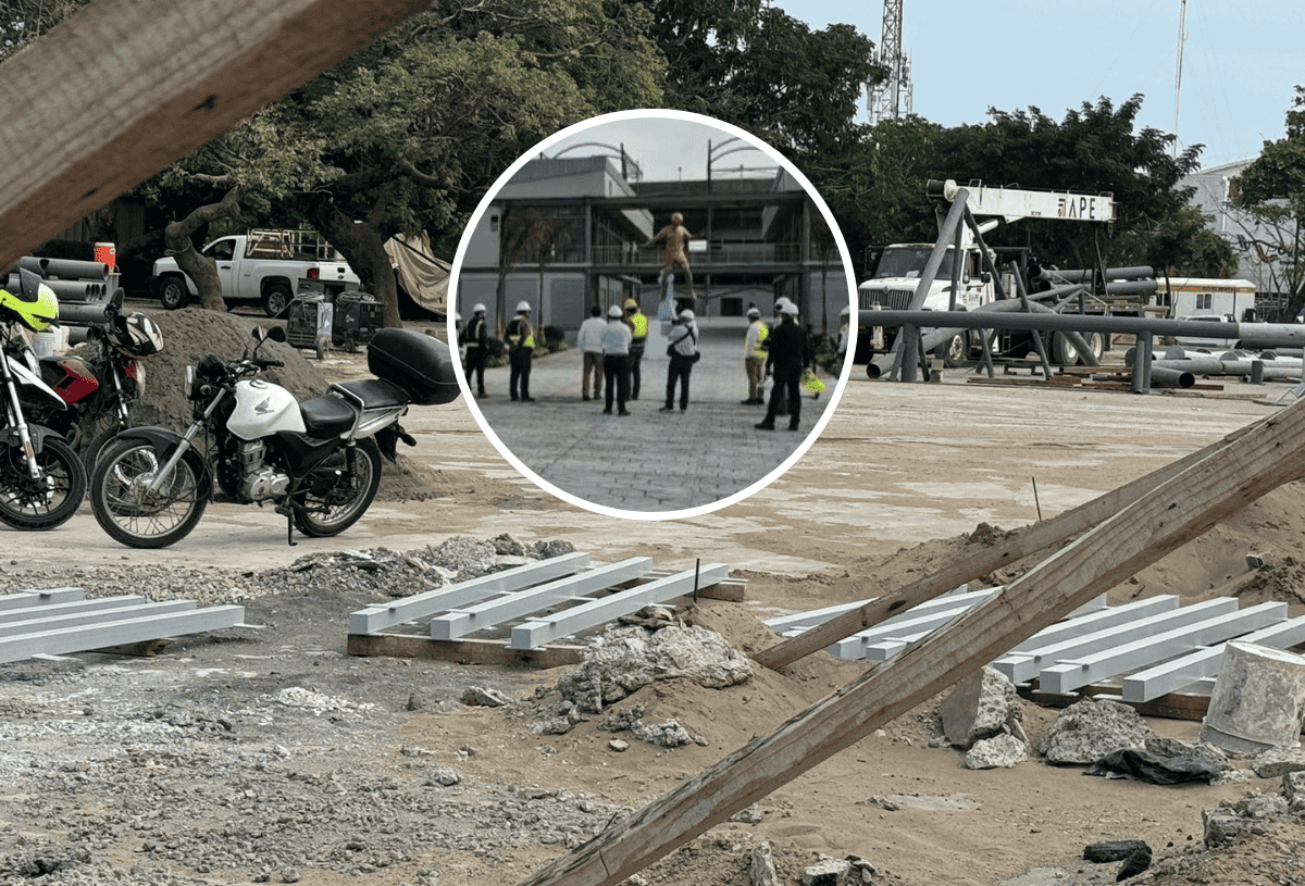 Cuitláhuac García recorre por última vez el estadio Luis Pirata Fuente sin inaugurarlo