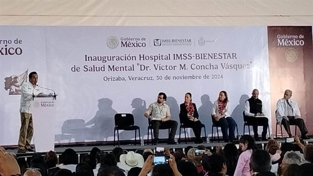 Inaugura Claudia Sheinbaum hospital de salud mental de Orizaba (+Video)