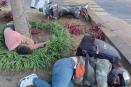 Motociclistas se accidentan en centro de Xalapa bajo influencia del alcohol