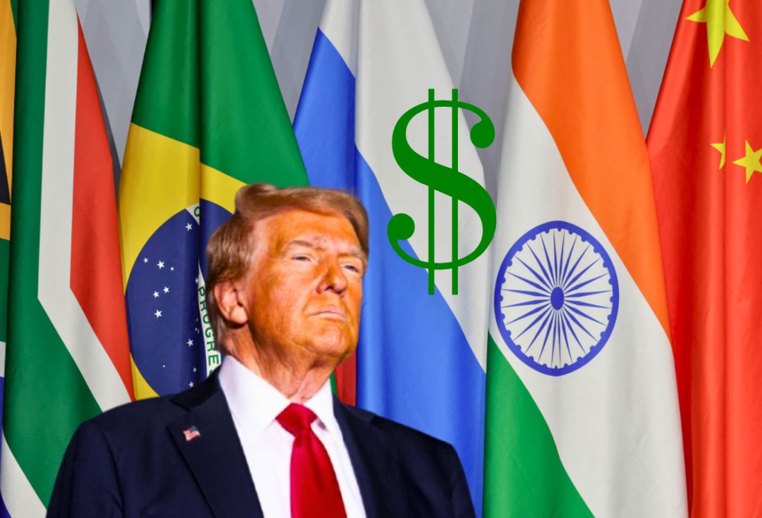 Donald Trump amenaza a países del BRICS+ con aranceles del 100% si intentan crear nueva moneda