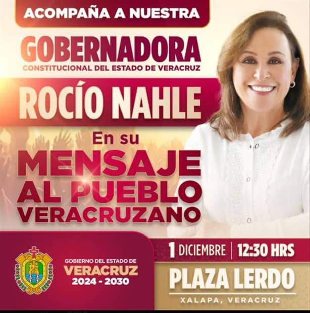 Toma de protesta de Rocío Nahle: ¿a qué hora será y cómo va el operativo?