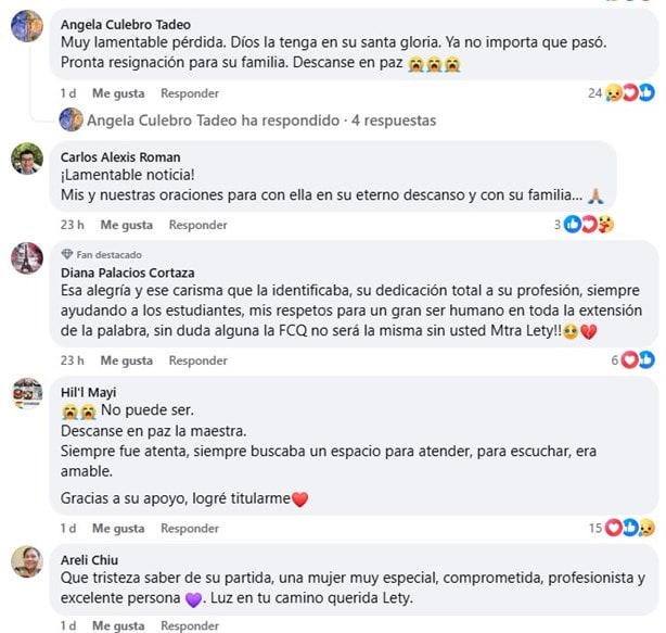 Consterna a estudiantes de la UV Coatzacoalcos fallecimiento de su directora de Ciencias Químicas