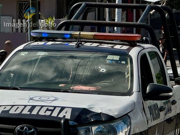 Se registra balacera entre policías y civiles en Veracruz, hay una oficial lesionada