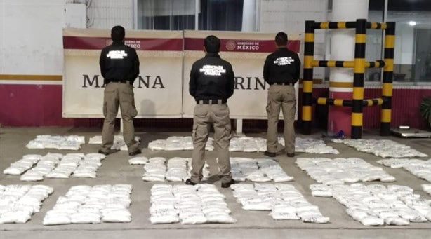 Decomisan casi 300 kilos de droga en la aduana del Puerto de Veracruz