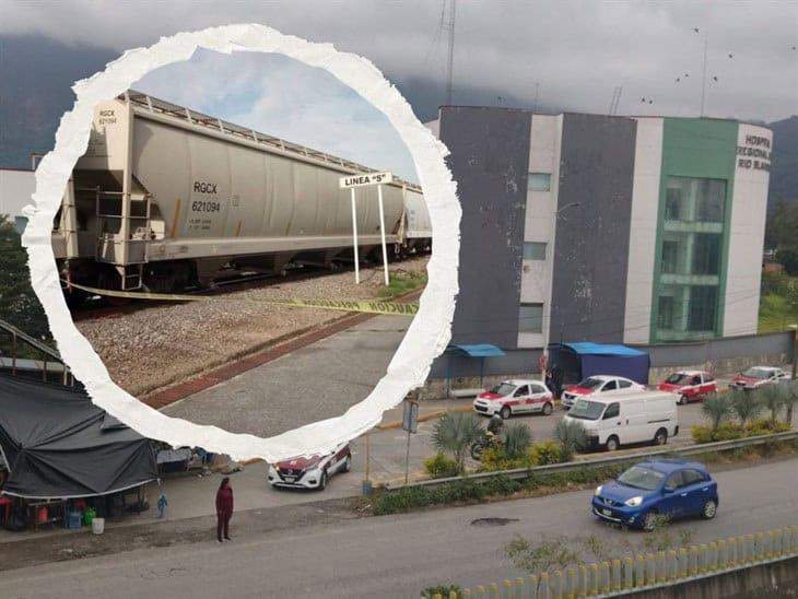 Tragedia: joven migrante pierde la vida tras caer en las vías del tren, en Río Blanco