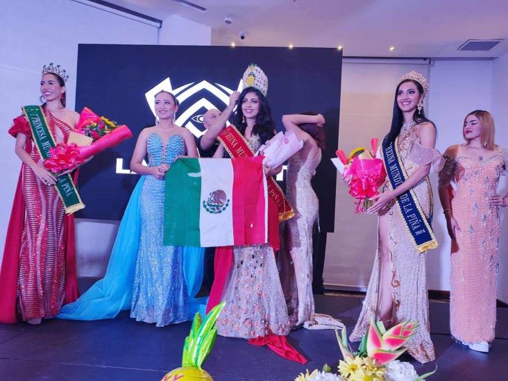 Montserrat Pereyra se corona en Colombia como Reina Mundial de la Piña 2024