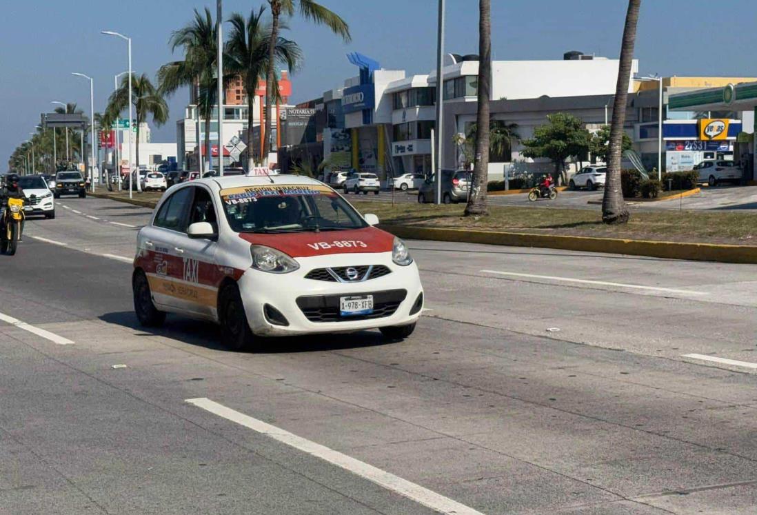 Gremio de taxistas de Veracruz pide a Rocío Nahle revisar tarifa de transporte público