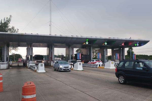 Cancelan cobro en caseta del Puente Coatzacoalcos I, Veracruz