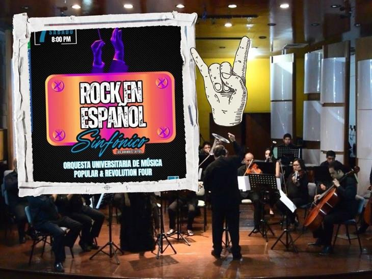 ¡Imperdible! En Xalapa, concierto de rock en nuestro idioma por la Orquesta Universitaria de Música Popular