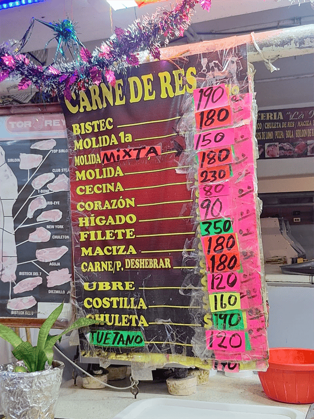 Ventas de carne aumentan 75% en el mercado Hidalgo durante diciembre