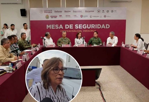 Rocío Nahle encabeza primera mesa de seguridad en Coatzacoalcos