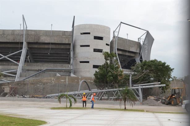 Hasta marzo se terminaría la reconstrucción del estadio Luis Pirata Fuente en Veracruz