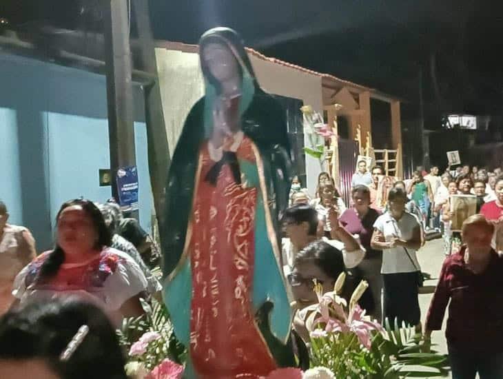 Comienzan en Moloacán las procesiones a la virgen de Guadalupe | VIDEO