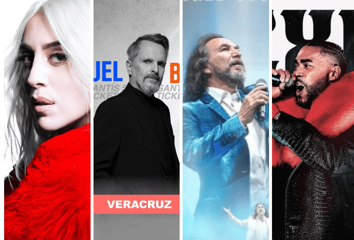 Estos son los conciertos en Veracruz que se tienen programados para el 2025