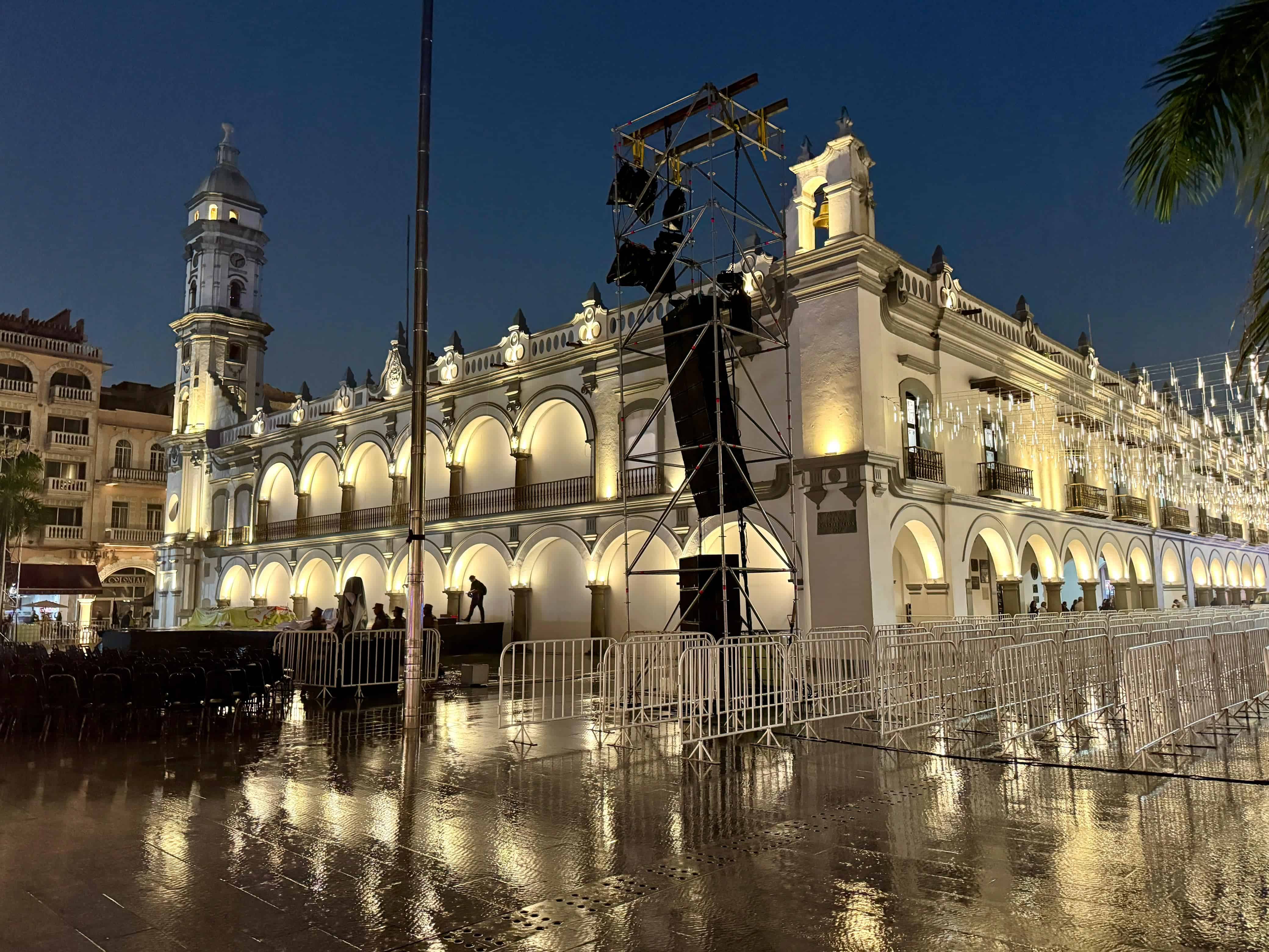 Por lluvias cambian de sede el Informe de Patricia Lobeira, alcaldesa de Veracruz