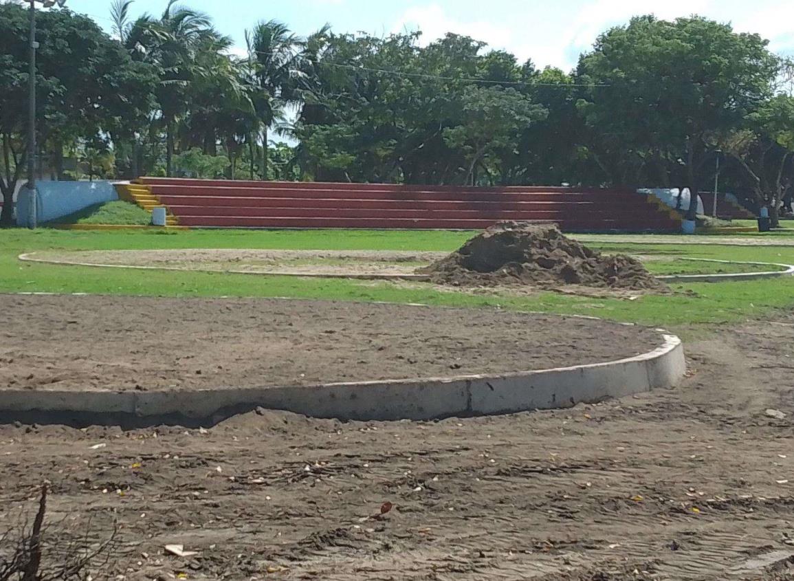 Continúan los trabajos en la Alameda Deportiva