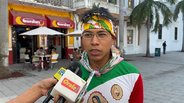 Arriba la primera peregrinación en honor a la Virgen de Guadalupe a la Catedral de Veracruz | VIDEO