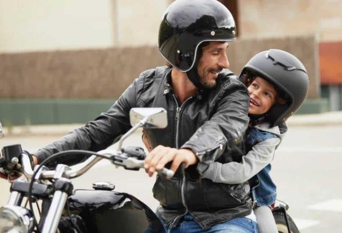 ¿De cuánto es la multa en Veracruz por llevar niños menores de 12 años en la motocicleta?