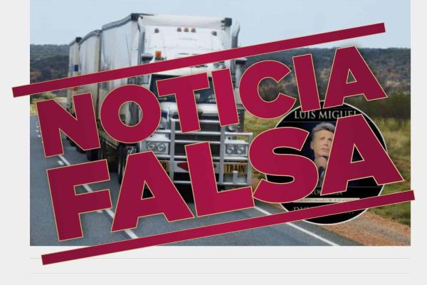 Es falso supuesto robo de tráiler de Luis Miguel en Veracruz, desmiente gobierno estatal