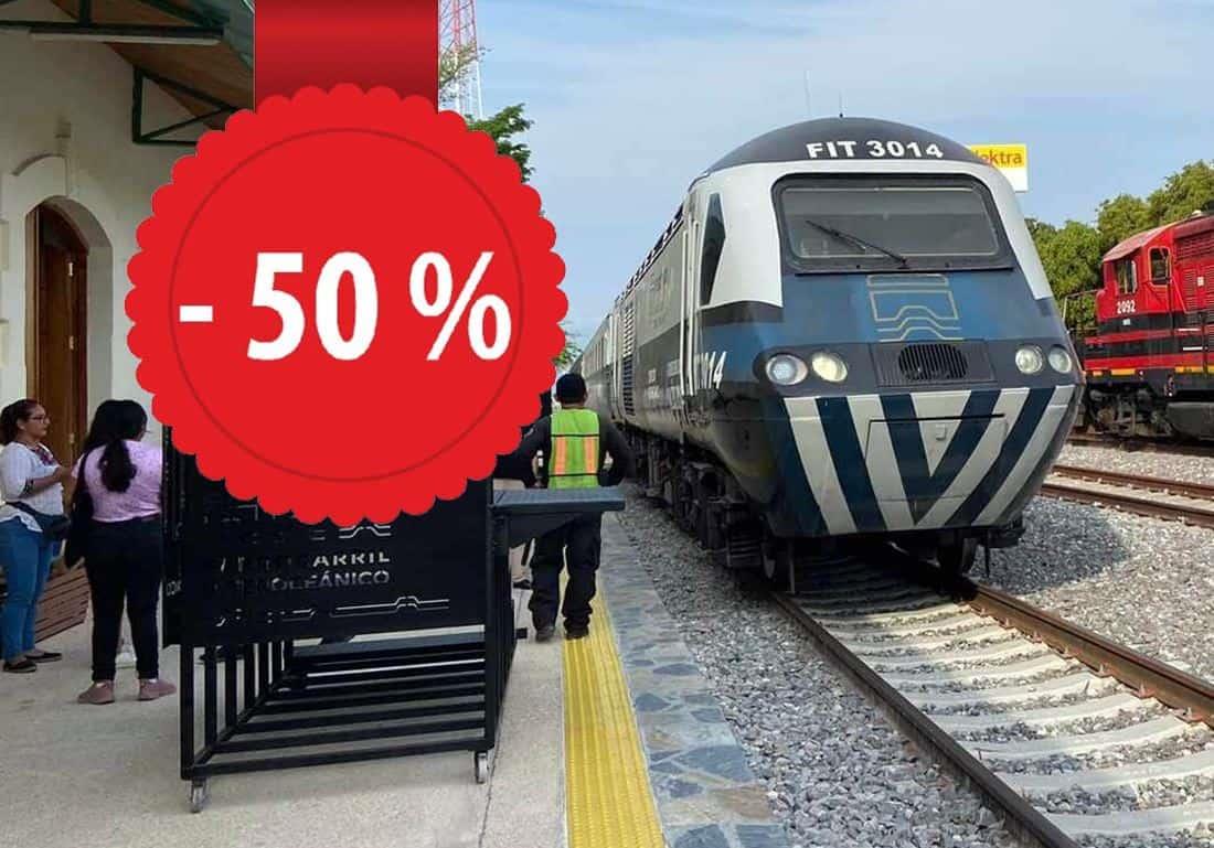 Tren Interoceánico ofrece boletos a mitad de precio para viajar entre Veracruz y Chiapas