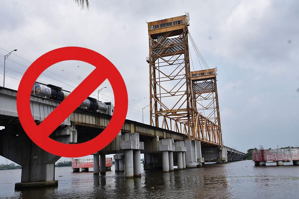 Prohíben el paso por el puente Coatzacoalcos l a estos vehículos