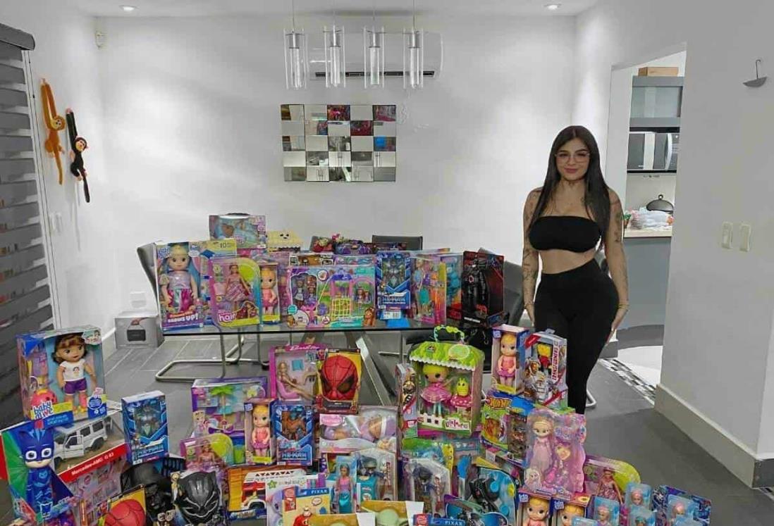 Karely Ruiz presume los juguetes que regalará a niños durante fiestas decembrinas | VIDEO