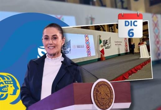 Lo mejor de la conferencia mañanera de Claudia Sheinbaum hoy 6 de diciembre 