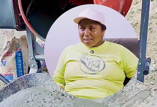 En Poza Rica, Beatriz desafía estereotipos como albañil