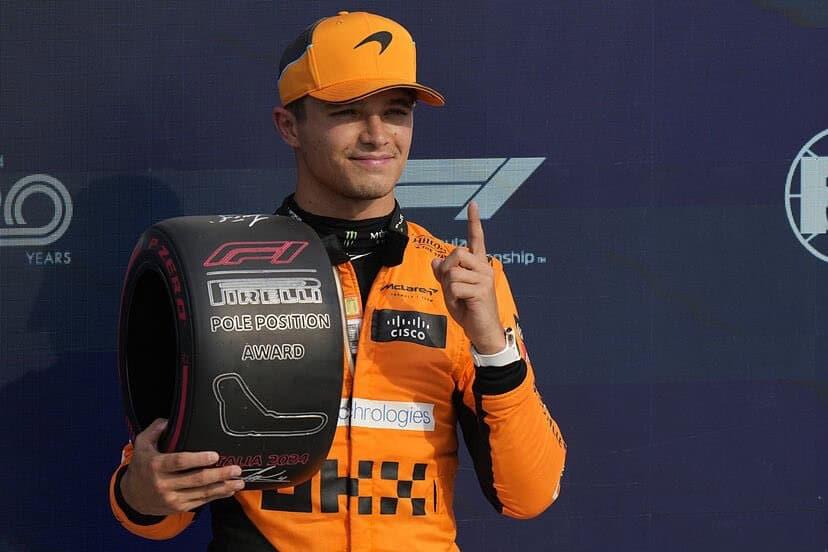 Logra Lando Norris su octava pole del año