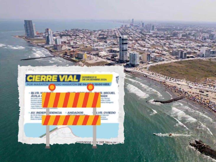 ¿Viajas a Veracruz-Boca del Río? Habrá cierres viales este 8 de diciembre