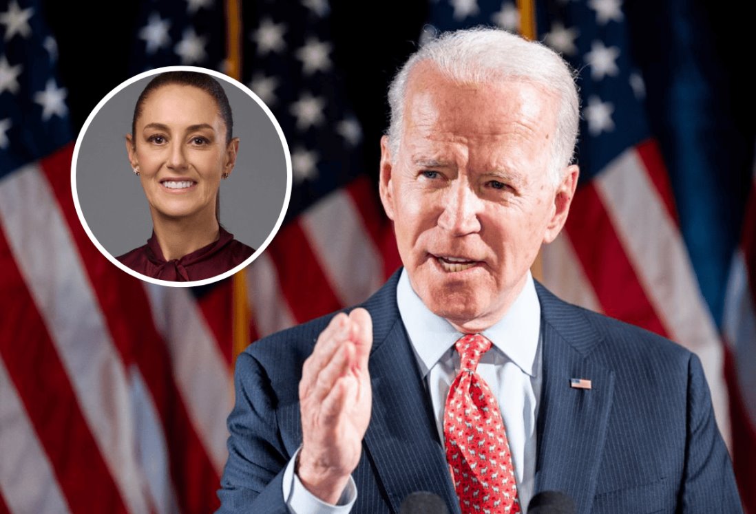 Joe Biden agradece a Claudia Sheinbaum por incautación de más de una tonelada de fentanilo en México