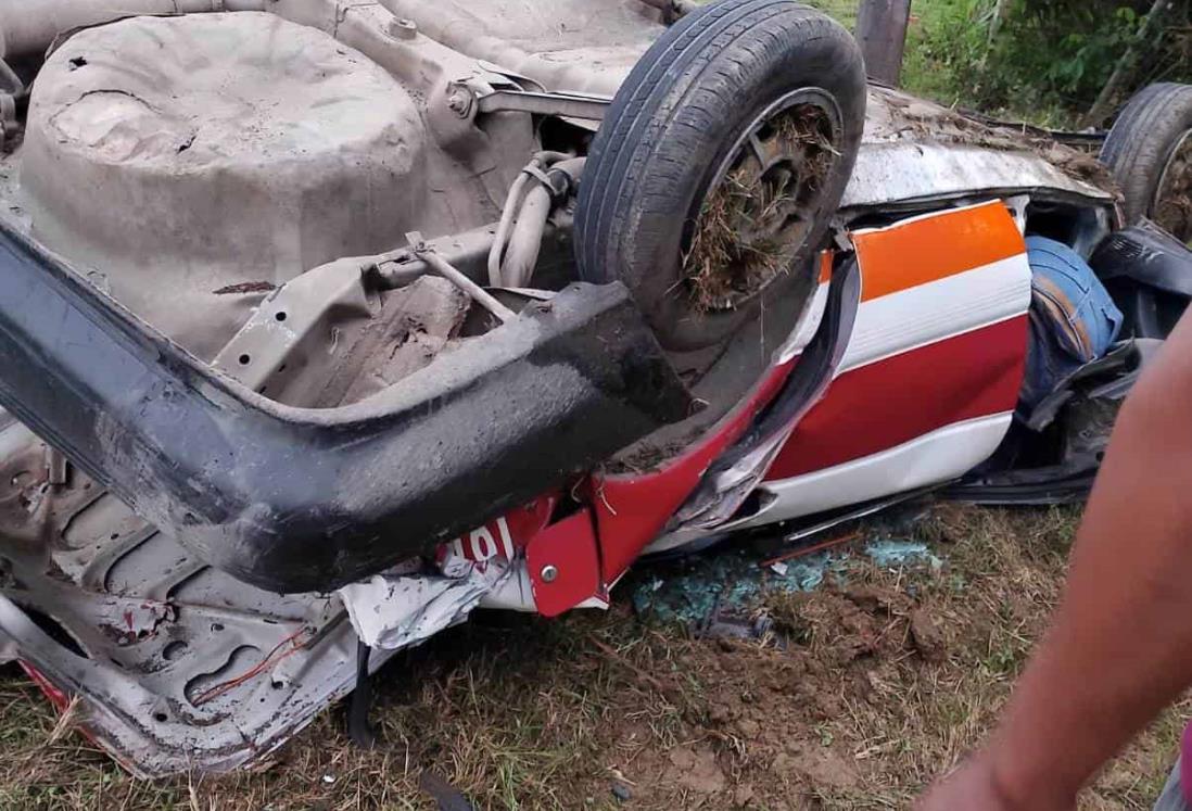 Taxista muere en accidente en la autopista México - Tuxpan