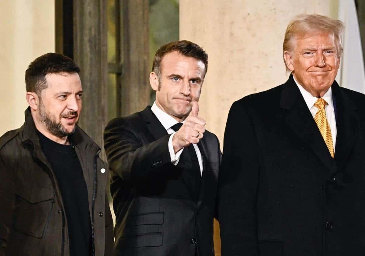 Donald Trump se reúne con Zelenski en Francia