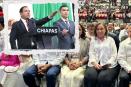 Rocío Nahle, presente en la toma de protesta de Eduardo Ramírez como gobernador de Chiapas