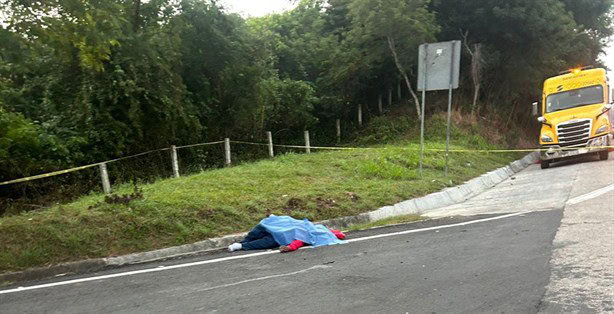 Obrero en Tuxpan pierde la vida atropellado por un tráiler