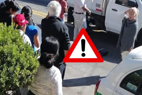 Señora es atropellada en Xalapa; intentaba cruzar la calle 