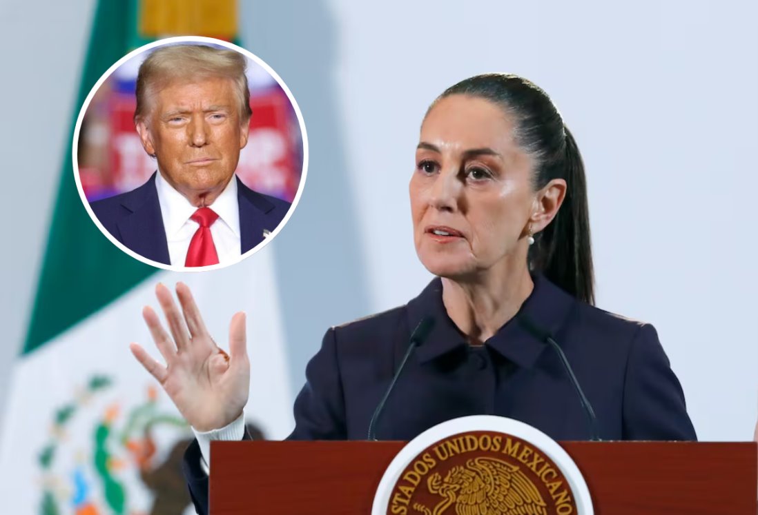 Claudia Sheinbaum defiende soberanía de México tras palabras de Donald Trump sobre T-MEC