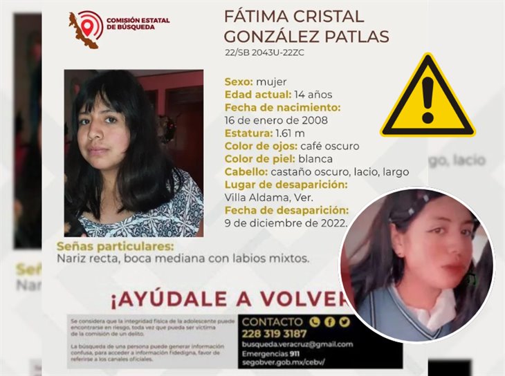 Familiares de Fátima exigen justicia, a dos años de su desaparición en Villa Aldama