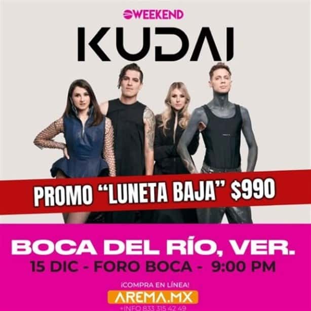 Kudai En Veracruz En Estas Zonas Bajaron Los Precios De Los Boletos Para Su Concierto