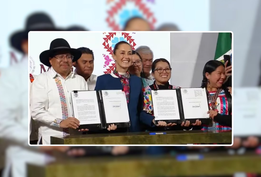 Claudia Sheinbaum firma decreto para creación de comisión para atención de los Pueblos Indígenas y Afromexicanos