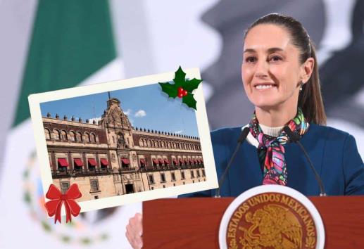Claudia Sheinbaum pasará la Navidad en Palacio Nacional; ya vive ahí