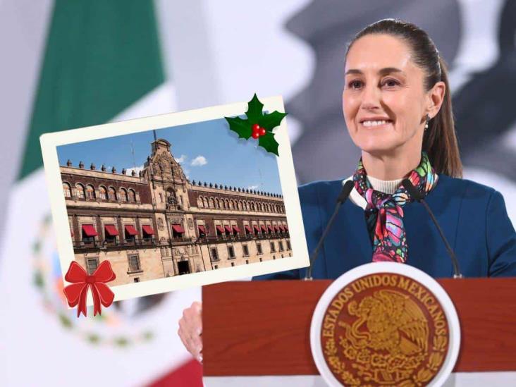 Claudia Sheinbaum pasará la Navidad en Palacio Nacional; ya vive ahí