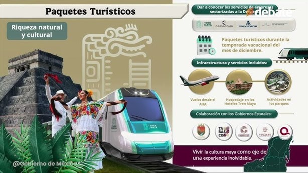 Tren Maya: Lanzan paquetes turísticos con hospedaje incluido a costos accesibles