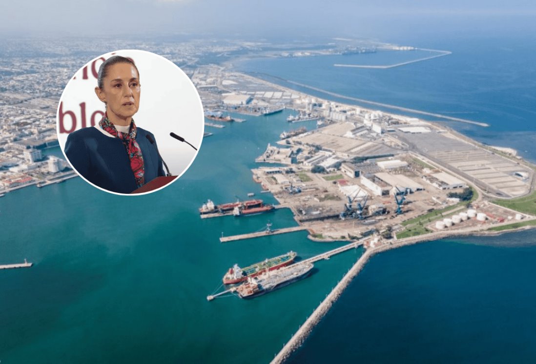 Claudia Sheinbaum garantiza inversiones en el puerto de Veracruz