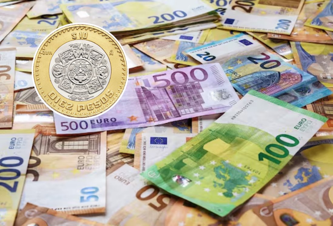 Precio del Euro frente al Peso Mexicano HOY martes 10 de diciembre