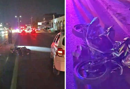 Se registra accidente múltiple en Martínez