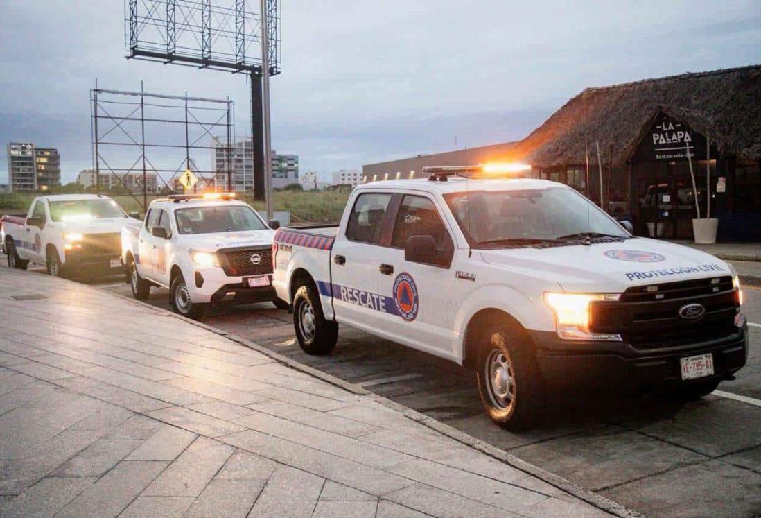 Áreas operativas del ayuntamiento de Boca del Río alertas ante afectaciones por el evento de norte