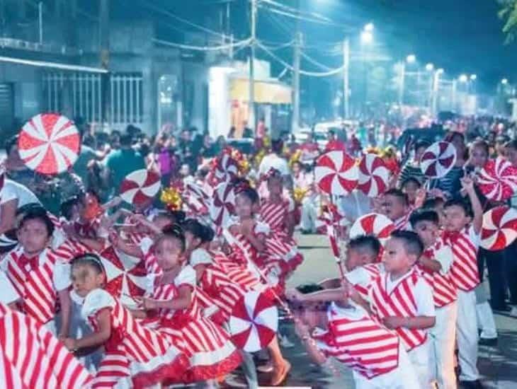 Con un gran festival viven la navidad en Cosoleacaque